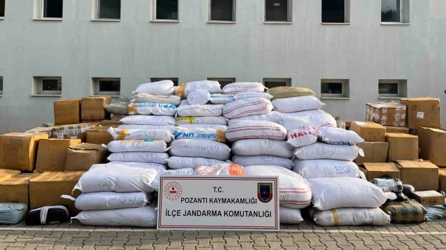 Adana’da 20 milyon TL değerinde kaçak tütün ele geçirildi