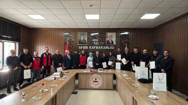 Afşin’de modern sulama eğitimi tamamlandı