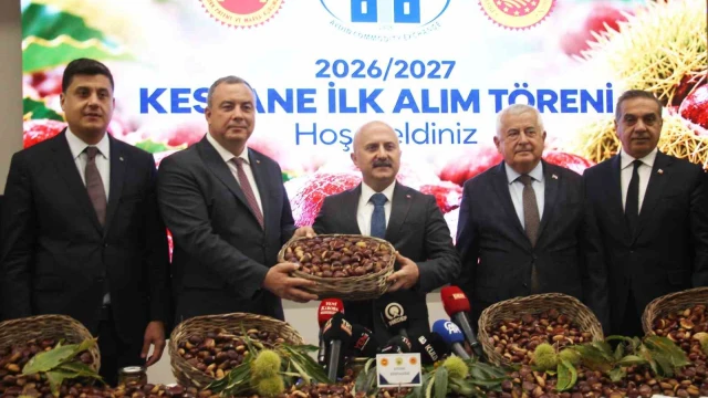 Aydın kestanesinde sezonun ilk ürünü 600 TL’den alındı