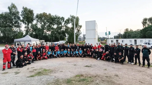 Aydın’da afet tatbikatı gerçeğini aratmadı