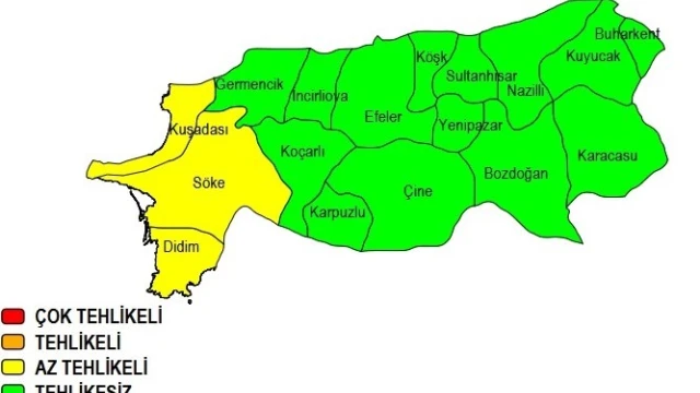 Aydın’ın batısına kuvvetli yağış uyarısı