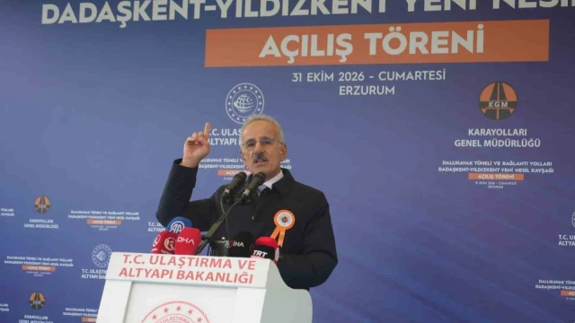 Bakan Uraloğlu Erzurum’da açıkladı: Ulaşım altyapısına 168 milyar liralık dev yatırım