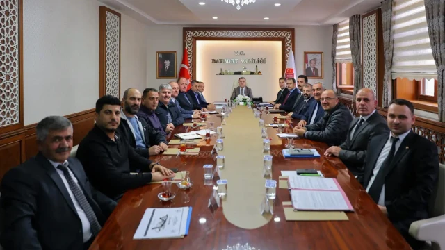 Bayburt’ta köylerin ihtiyaçları KÖYDES toplantısında görüşüldü