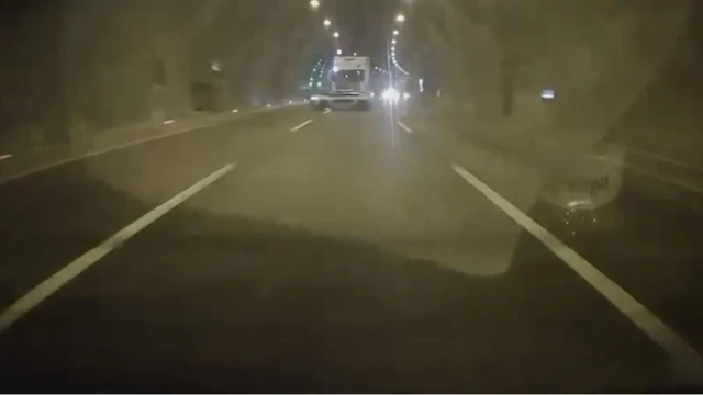 Bolu Dağı Tüneli’nde tırın çarpıp kaçtığı kazanın görüntüleri ortaya çıktı