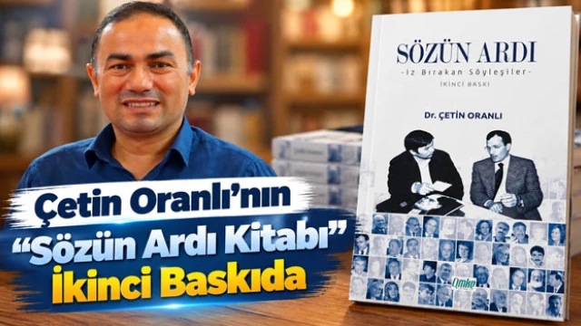 Çetin Oranlı’nın "Sözün Ardı Kitabı" İkinci Baskıda