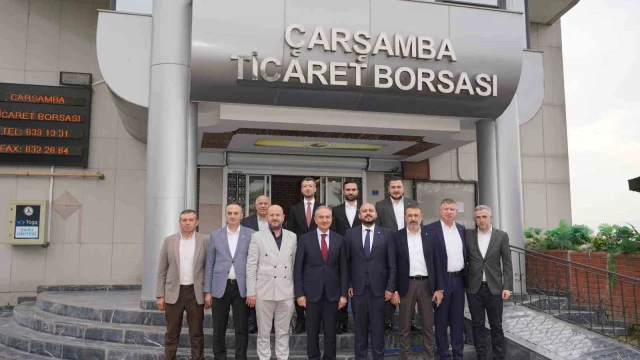 ÇTB Başkanı Yılmaz: "Ortak hedefimiz Çarşamba’nın üretim ve ticaret gücünü daha ileriye taşımak"