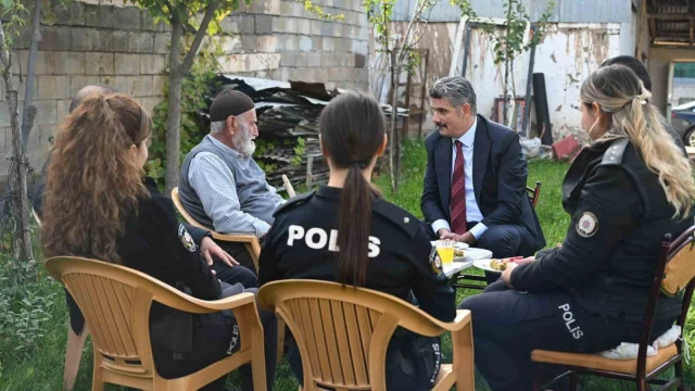 Erzincan Emniyet Müdürü Doköz’den şehit ailesine ziyaret