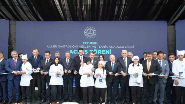 Erzurum’da Türkiye Gastronomi Liseleri Projesi’nin ilk adımı atıldı