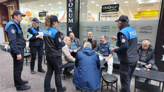 Esnaf ve vatandaşa güvenlik bilgilendirmesi