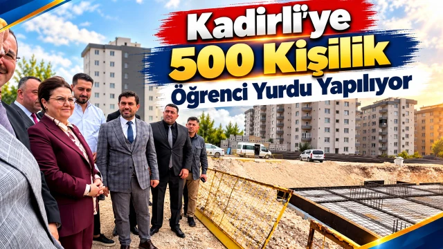 Kadirli İlçesine 500 Kişilik Öğrenci Yurdu Yapılıyor