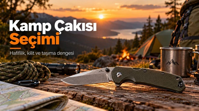 Kamp Çakısı Seçerken Hafiflik Yetmez: Kilit, Çelik ve Taşıma Dengesi Nasıl Kurulur?