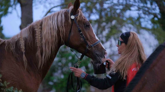 Kocaeli’de 117 binici dörtnala dayanıklılık sınavı verdi