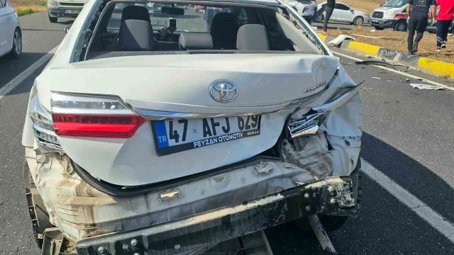 Mardin’de zincirleme trafik kazası: 5 yaralı