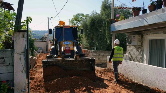 Milas Küçükdibekdere’de 5 bin 500 metrelik altyapı yatırımı