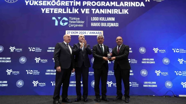 MSKÜ’nün TYÇ başarısı ödülle taçlandı