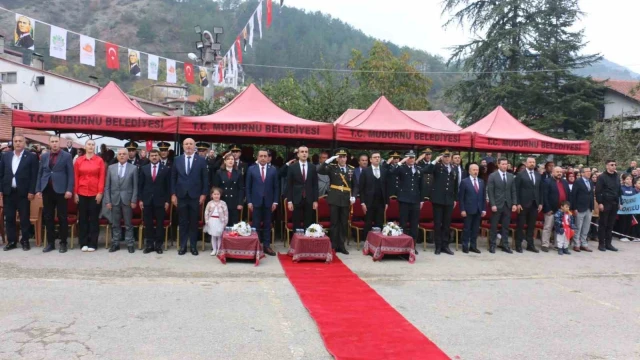 Mudurnu’da 29 Ekim Cumhuriyet Bayramı coşkuyla kutlandı