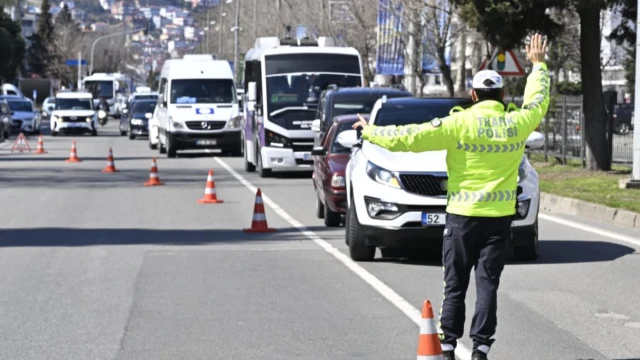 Ordu’da trafik denetimleri: 20 bine yakın araç ve sürücüsü denetlendi