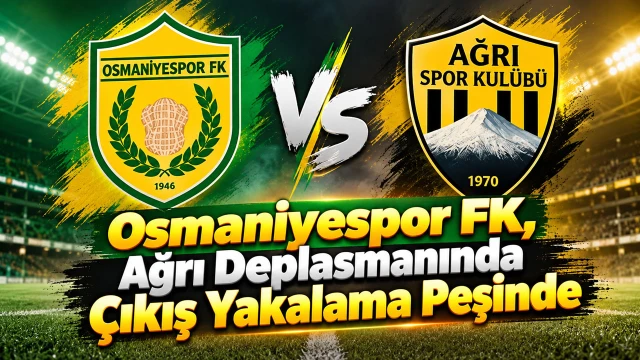 Osmaniyespor FK, Ağrı Deplasmanında Çıkış Yakalama Peşinde