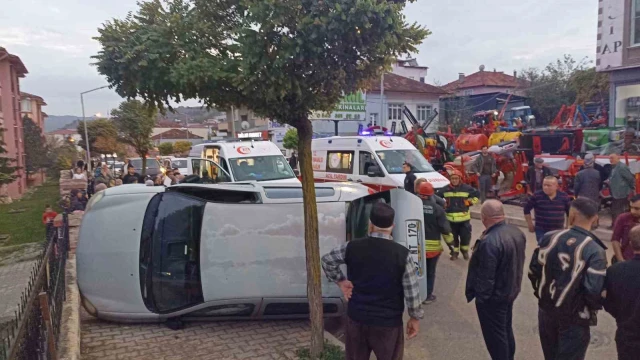 Samsun’da trafik kazası: 4 yaralı