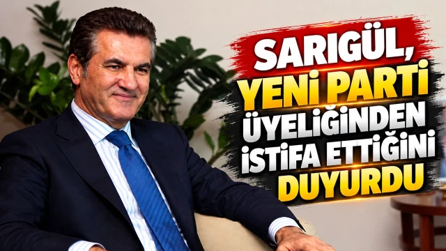 Sarıgül, YENİ Parti üyeliğinden istifa ettiğini duyurdu