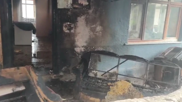 Sinop’ta ev yangını