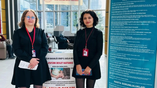 Sinop’ta Hasta Hakları Günü’nde bilgilendirme etkinliği