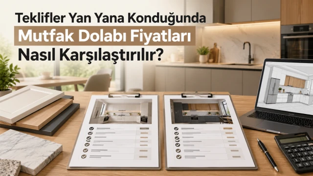 Teklifler Yan Yana Konduğunda Mutfak Dolabı Fiyatları Nasıl Karşılaştırılır?