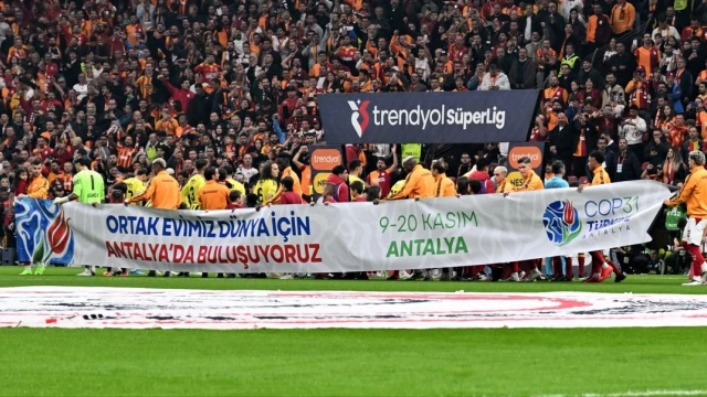 Trendyol Süper Lig’de 9. haftaya COP31 damgası