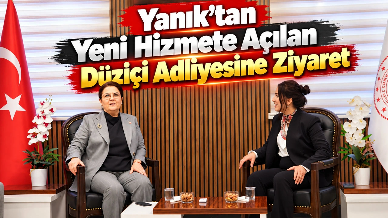 Yanık’tan Yeni Hizmete Açılan Düziçi Adliyesine Ziyaret