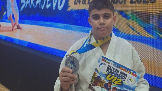 Yiğit Akbulut’tan judoda Balkan ikinciliği