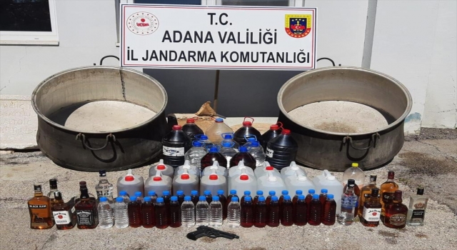 Adana’da 325 litre sahte içki ele geçirildi