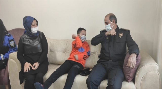 Kahramanmaraş Emniyet Müdürü Cebeloğlu’ndan şehit çocuğuna doğum günü sürprizi