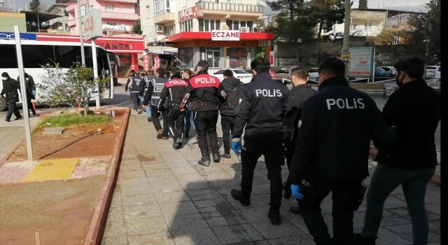 Kahramanmaraş’ta çeşitli suçlardan aranan 346 kişi gözaltına alındı
