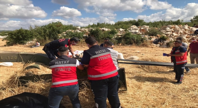 Hatay’da patoz makinesine sıkışan kişi yaşamını yitirdi