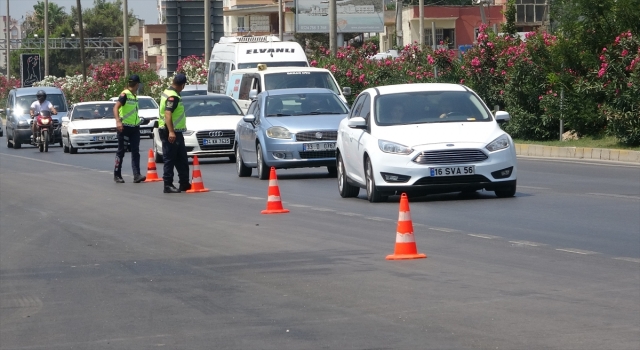 Mersin’de jandarma Kurban Bayramı tatilinde trafik denetimini artırdı