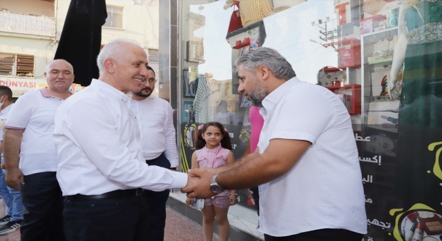 Akdeniz Belediye Başkanı Gültak’tan esnaf ziyareti