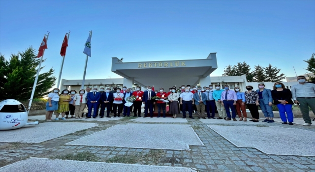 TEKNOFEST’te şampiyon olan roket takımı Adana’da törenle karşılandı
