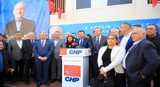 CHP Genel Başkan Yardımcısı Veli Ağbaba, Mersin’de konuştu: