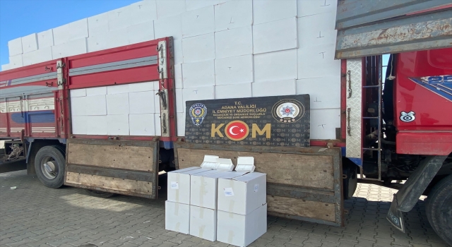 Adana’da 9 milyon 452 bin makaron ele geçirildi
