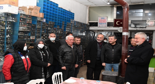 Isparta Belediye Başkanı Başdeğirmen, sanayi esnafını ziyaret etti