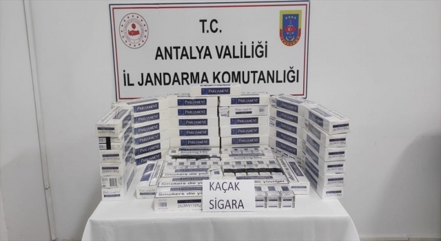 Gazipaşa’da yol kontrolünde kaçak sigara ele geçirildi