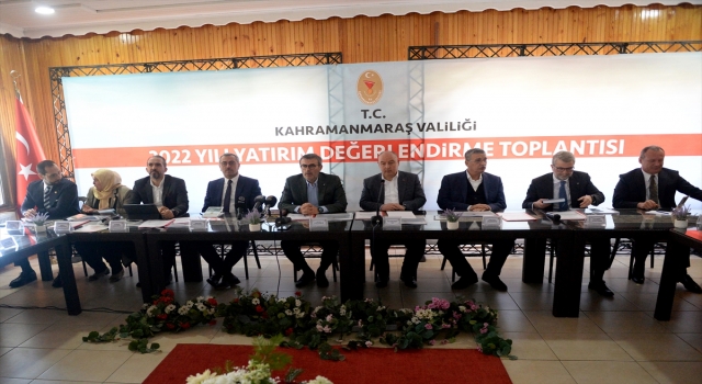 AK Parti Grup Başkanvekili Mahir Ünal, Kahramanmaraş’ta yatırım değerlendirme toplantısına katıldı