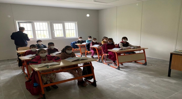 Osmaniye’de yangında zarar gören okulun yerine yenisi yapıldı