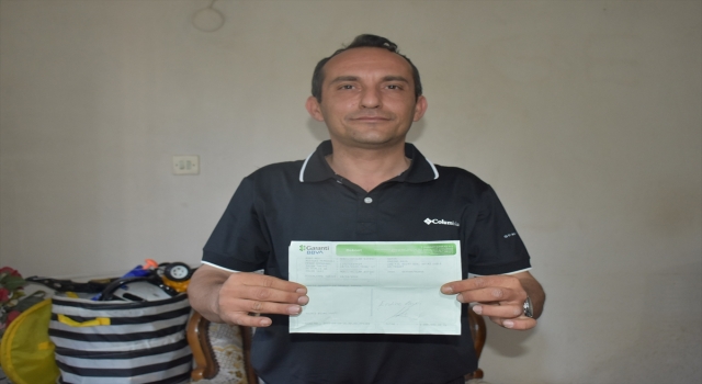 Adana’da yanlışlıkla hesabına 1 milyon lira yatırılan kişi parayı sahibine iade etti