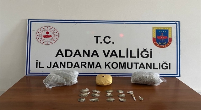 Adana’da yolcu otobüsünde uyuşturucu ele geçirildi