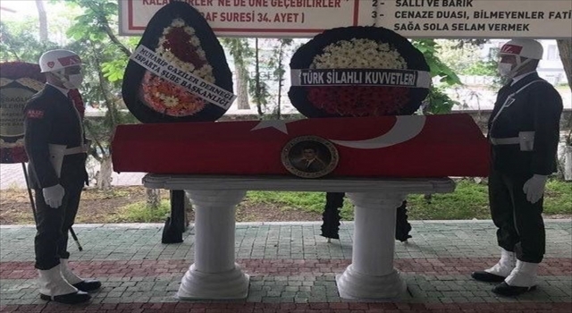 Isparta’da vefat eden Kore gazisi Şahin’in cenazesi, toprağa verildi