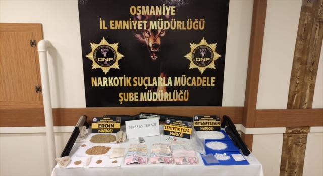 Osmaniye’de uyuşturucu operasyonunda 4 zanlı yakalandı