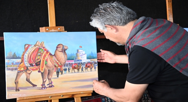Kumluca’da 23. Tarım ve Seracılık Festivali kapsamında resim sergisi açıldı