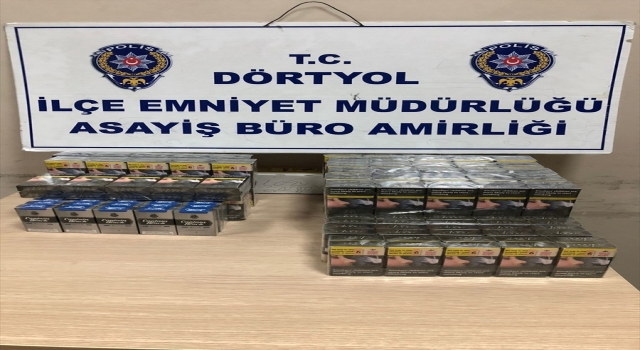 Dörtyol’da tır dorsesinde 230 paket kaçak sigara ele geçirildi