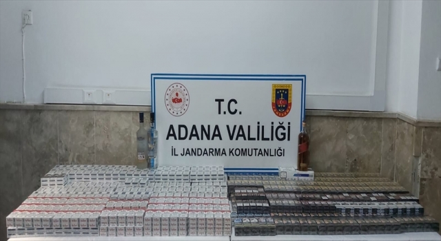 Adana’da kaçak 1590 paket sigara ele geçirildi